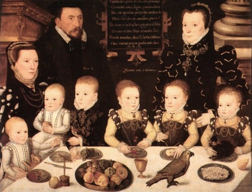William Brooke 10th Lord Cobham with family