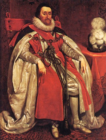 king james in robes