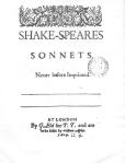 sonnets