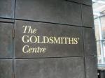 goldsmiths’ centre plaque