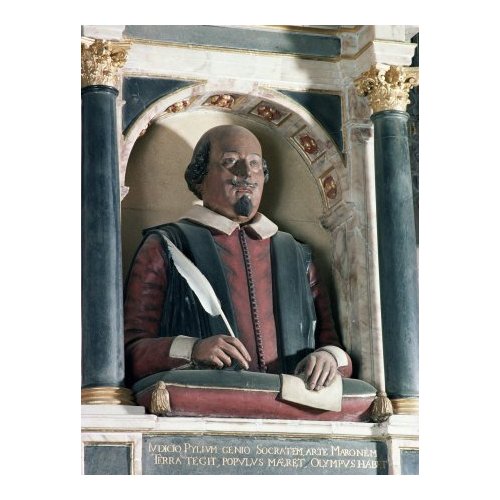 shakespeare church bust