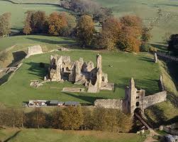 sherborne castle old from above 2.
