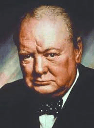 churchill painting