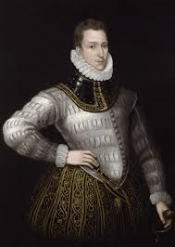 sidney sir philip hand on hip in white