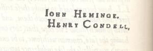 Heminge and Condell 001