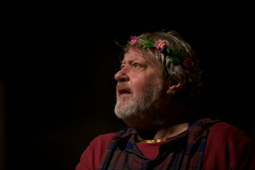 Stewart Trotter playing King Lear at Titchfield.