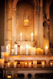 candles on altar