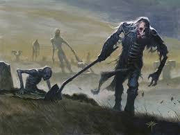 ghosts returning to graves