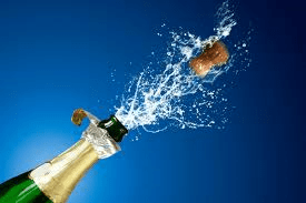 champagne popping