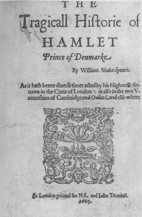 1603 Hamlet