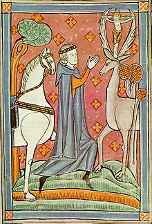 saint eustace with deer